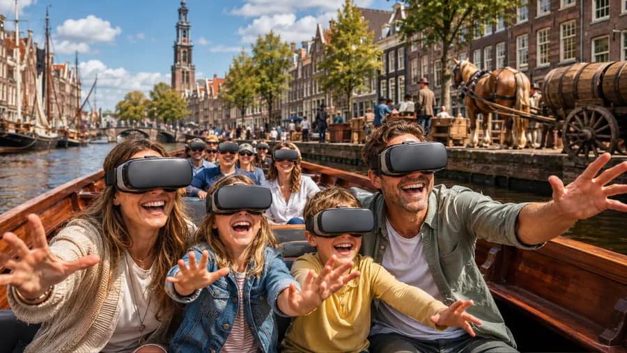 17th Century Amsterdam History VR Canal Cruise